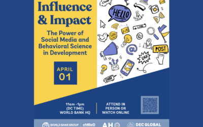 Influence and Impact: The Power of Social Media and Behavioral Science in Development